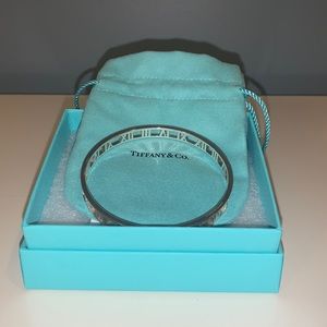 Tiffany & Co. Sterling Silver Open Atlas Bangle
